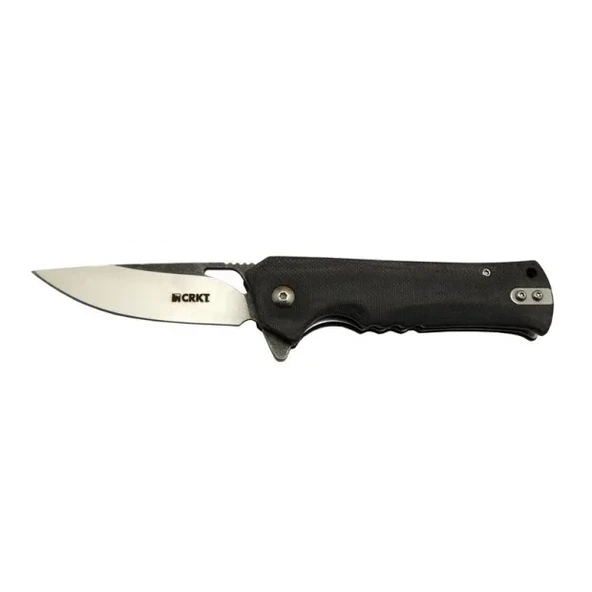 Crkt Muskie 202 Bk Siyah Kamp / Outdoor Çakı 18 Cm - Yarı Otomatik, Kemerlikli, Kutulu ürün görseli 1