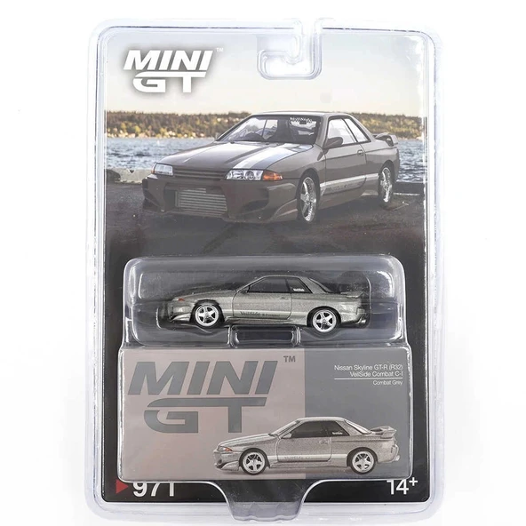 Mini GT 1/64 Nissan Skyline GT-R(R32) Veilside Combat C-I Veilside Combat Grey - Blister Paket MGT00971-BL ürün görseli 1