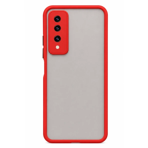 Huawei Y9 Prime 2019 Kılıf Montreal Silikon Kapak - Kırmızı ürün görseli 1