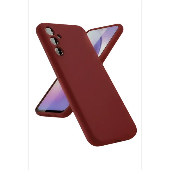 Samsung Galaxy A24 4g Kılıf First Silikon - Bordo ürün görseli 1