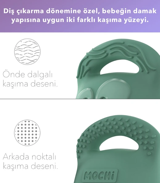 Mochi Diş Kaşıyıcı Yeşil - Resim 3