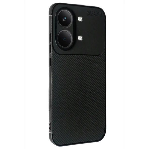 Xiaomi Poco X8 Pro Max Auto Focus Karbon Kapak - Siyah ürün görseli 1