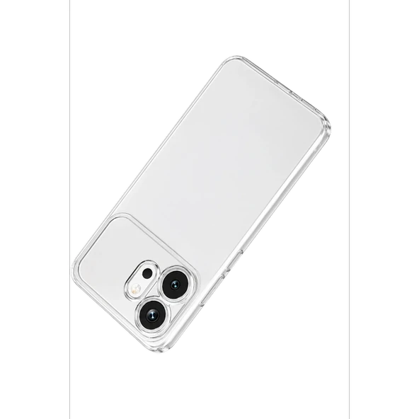 Huawei Honor 600 Lüx Şeffaf Silikon - Şeffaf - Resim 3