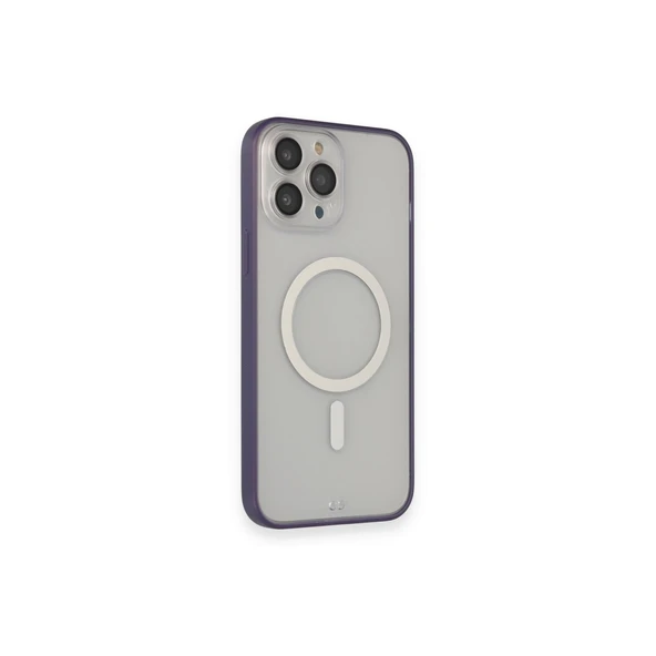 Apple İphone 14 Pro Kılıf Grand Magneticsafe Kapak - Mor ürün görseli 1