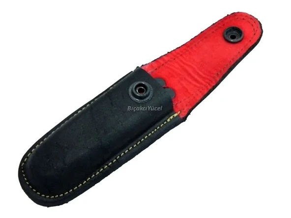 Hakiki Deri Çakı Kılıfı No:2 - 12 Cm, Kemerlikli ürün görseli 1