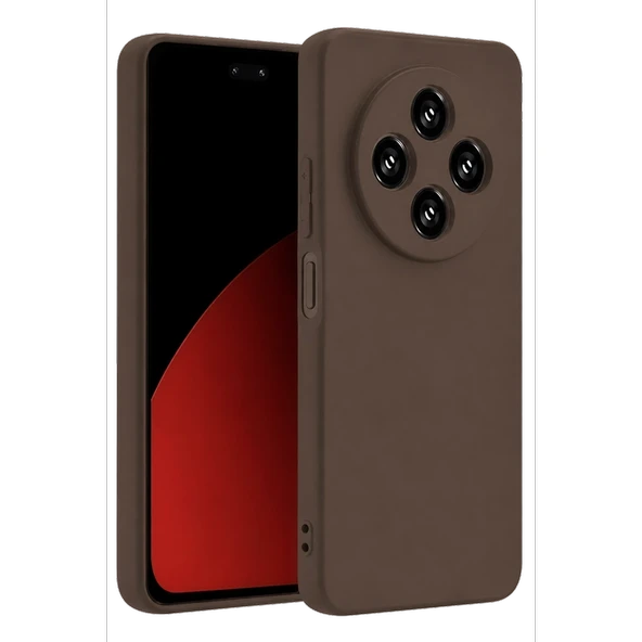 Xiaomi Redmi 14c Kılıf First Silikon - Kahverengi ürün görseli 1