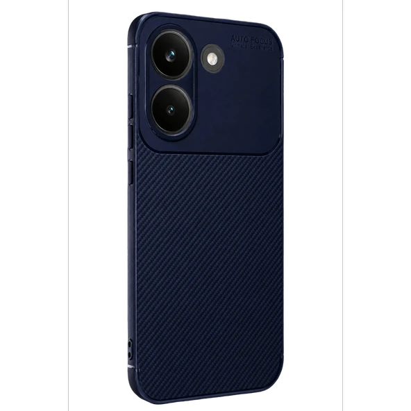 Xiaomi Poco X8 Pro Auto Focus Karbon Kapak - Lacivert ürün görseli 1