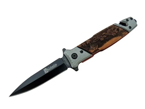 Fst 1112 Kurtarma Kamp Çakı 21 Cm - Yarı Otomatik, İp Kesmeli, Cam Perçinli ürün görseli 1