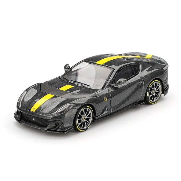 Mini GT - BBR BBRFER64009 1/64 BBR Ferrari 812 Competizione Grigio Competizione ürün görseli 1