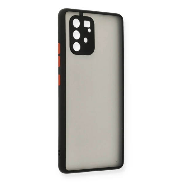 Samsung Galaxy A91 / S10 Lite Kılıf Montreal Silikon Kapak - Siyah ürün görseli 1