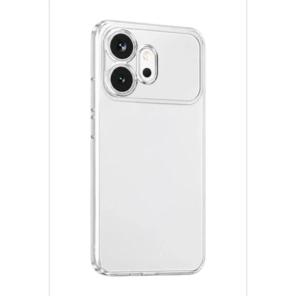 Huawei Honor 600 Lüx Şeffaf Silikon - Şeffaf - Resim 2