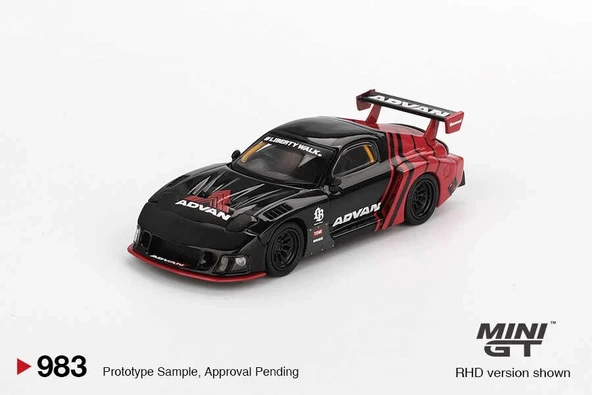 Mini GT MGT00983 1/64 Mazda RX-7 LB-Super Silhouette Advan ürün görseli 1