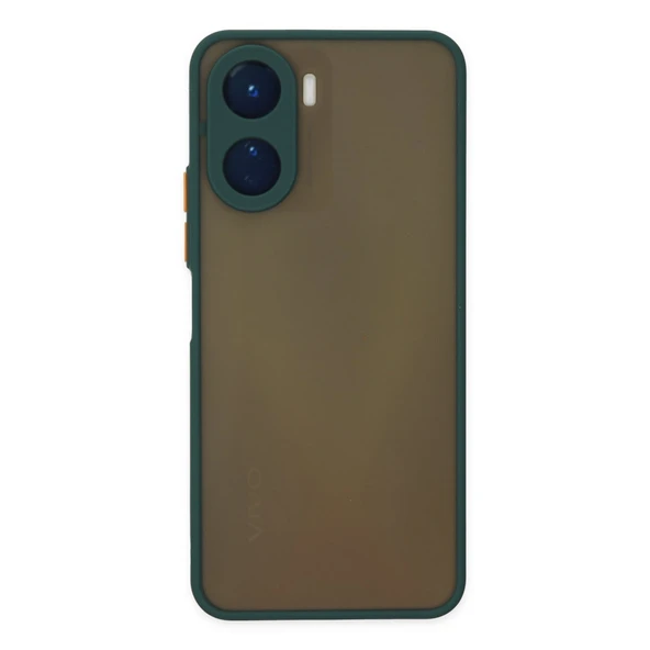 Vivo Y16 Kılıf Montreal Silikon Kapak - Yeşil ürün görseli 1
