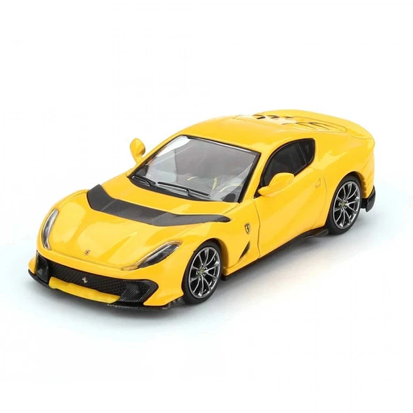 Mini GT - BBR BBRFER64008 1/64 BBR Ferrari 812 Competizione Giallo Modena ürün görseli 1