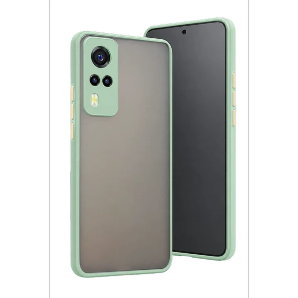 Vivo Y53s Kılıf Montreal Silikon Kapak - Turkuaz ürün görseli 1