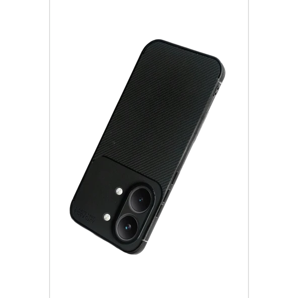 Xiaomi Poco X8 Pro Max Auto Focus Karbon Kapak - Siyah - Resim 3