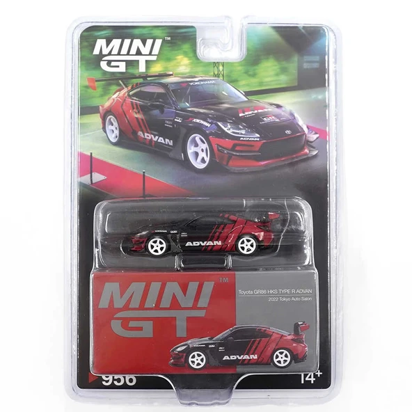 Mini GT 1/64 Toyota GR86 HKS TYPE R ADVAN 2022 Tokyo Auto Salon - Blister Paket MGT00956-BL ürün görseli 1