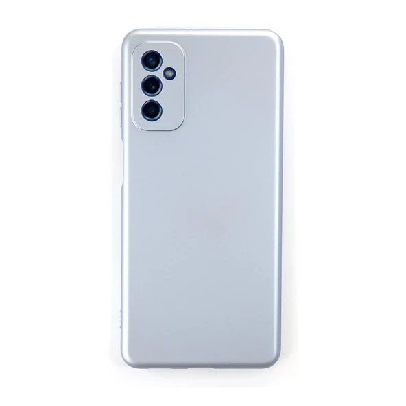 Samsung Galaxy M52 5g Kılıf Nano İçi Kadife Silikon - Sky Blue ürün görseli 1