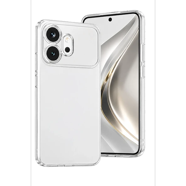 Huawei Honor 600 Lüx Şeffaf Silikon - Şeffaf ürün görseli 1
