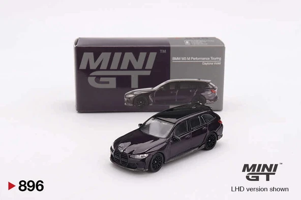 Mini GT MGT00896 1/64 BMW M3 M Performance Touring Daytona Violet ürün görseli 1