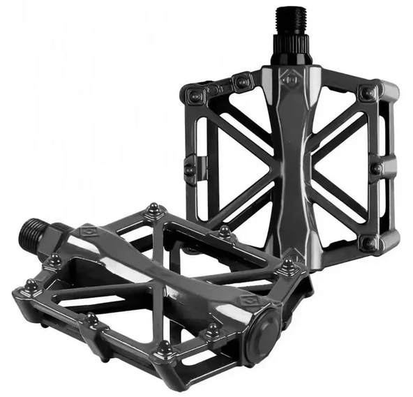 XBYC 1815 Bilyalı Bisiklet Platform Pedal Geniş Yapılı Bilyalı Alüminyum Pedal Mukavemetli Siyah Renk ürün görseli 1