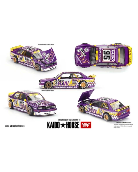 Mini GT 1/64 KaidoHouse BMW M3 Kaido KW V1 ürün görseli 1