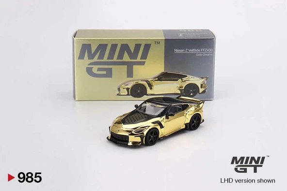 Mini GT MGT00985 1/64 Nissan Z VeilSide FFZ400 Gold Chrome ürün görseli 1