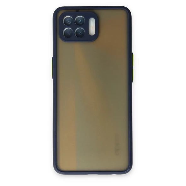 Oppo Reno 4 Lite Kılıf Montreal Silikon Kapak - Lacivert ürün görseli 1