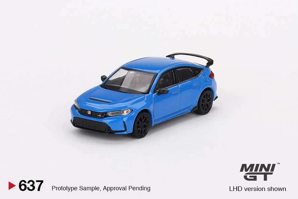 Mini GT MGT00637 1/64 Honda Civic Type R Boost Blue Pearl 2023 ürün görseli 1