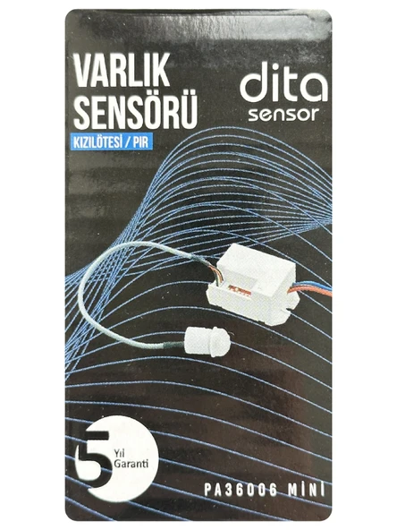 Dita PA36006 Mini Kızılötesi / PIR Sıva Altı 360° Varlık Sensörü ürün görseli 1