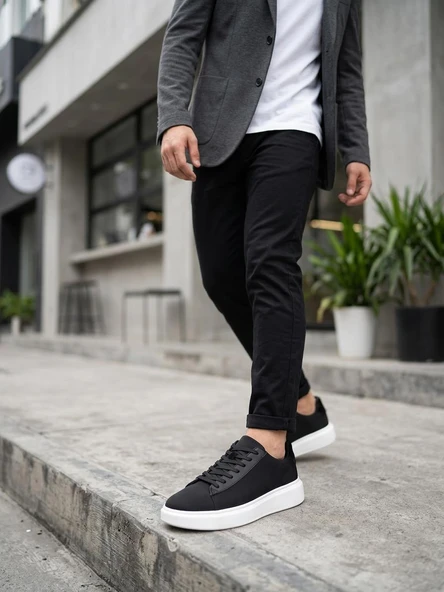 Gamelu Nevermınd Erkek Bez Memory Foam Sneaker Ayakkabı - Resim 3