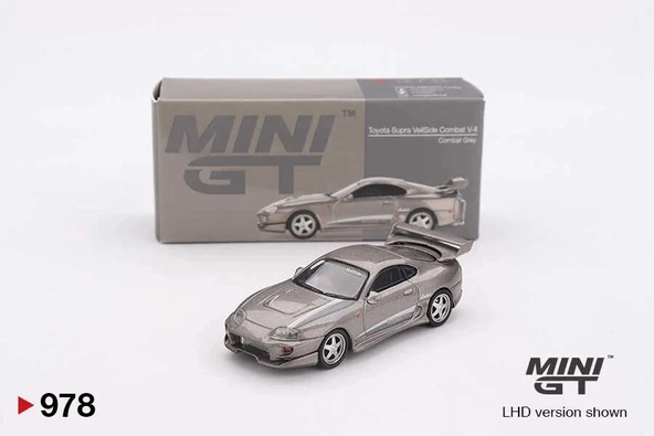 Mini GT MGT00978 1/64 Toyota Supra VeilSide Combat V-II Combat Grey ürün görseli 1