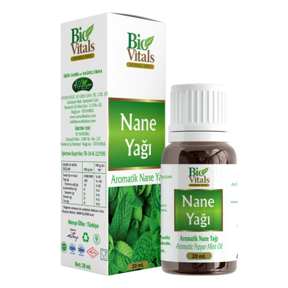 Bio Vitals Nane Yağı 20 ml ürün görseli 1