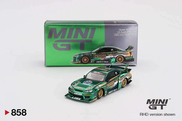 Mini GT MGT00858 1/64 Nissan LB-Super Silhouette S15 SILVIA LBWK 2024 Fausto Racing ürün görseli 1