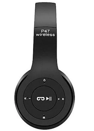 Heartz P47 Kulaklık Siyah - Black- AMBALAJ HASARLI (SIFIR KONDİSYONDA) ürün görseli 1