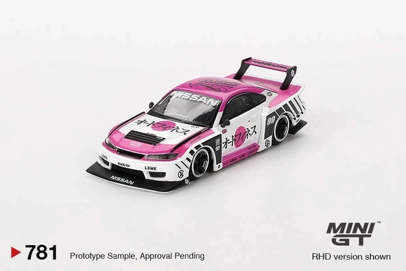 Mini GT MGT00781 1/64 Nissan LB-Super Silhouette S15 SILVIA Auto Finesse SEMA 2023 ürün görseli 1