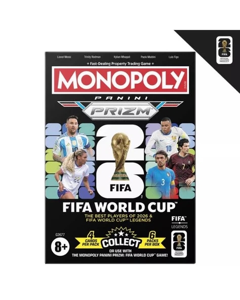Monopoly Panini Prizm FIFA Dünya Kupası Koleksiyon Kartları Güçlendirici Paket ürün görseli 1