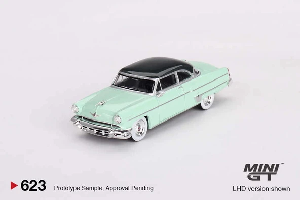 Mini GT MGT00623 1/64 Lincoln Capri 1954 Parklane Green / Bloomfield Green ürün görseli 1