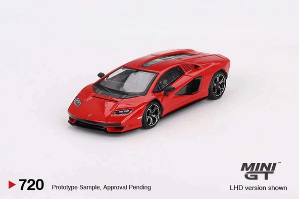 Mini GT MGT00720 1/64 Lamborghini Countach LPI 800-4 Rosso Mars ürün görseli 1