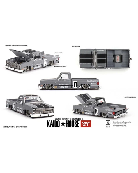 Mini GT 1/64 [KaidoHouse x MiniGT] Chevrolet Silverado KAIDO V2 ürün görseli 1