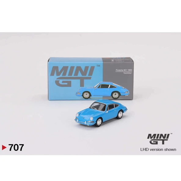 Mini GT MGT00707 1/64 Porsche 901 1963 'Quickblau' ürün görseli 1