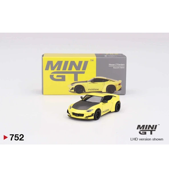 Mini GT MGT00752 1/64 Nissan Z Pandem Ikazuchi Yellow MGT00752 ürün görseli 1