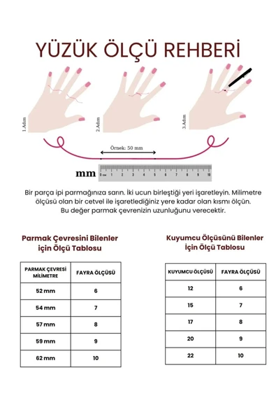 Zirkon Taşlı Gül Figürlü Yüzük - Resim 3