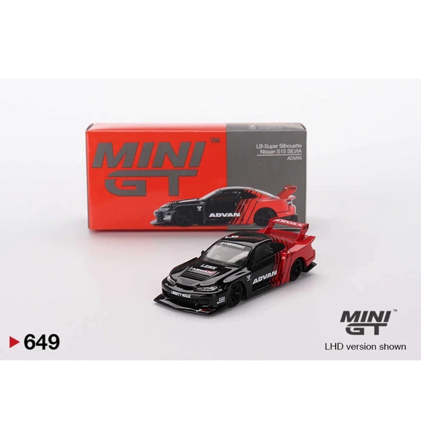 Mini GT MGT00649 1/64 Nissan LB-Super Silhouette S15 SILVIA ADVAN ürün görseli 1