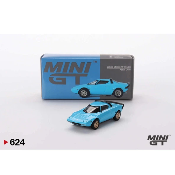Mini GT MGT00624 1/64 Lancia Stratos HF Stradale Azzuro Chiaro ürün görseli 1