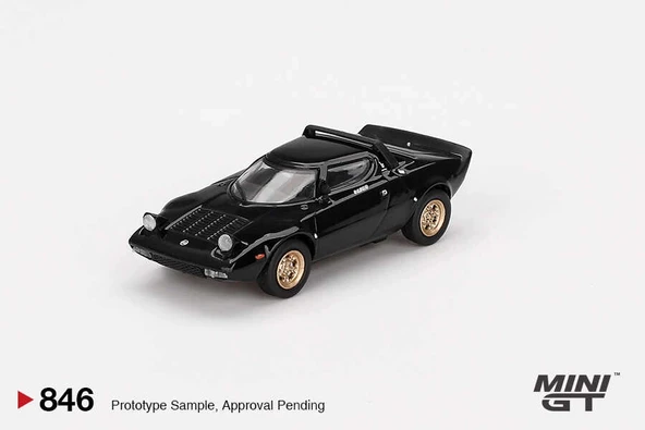 Mini GT 1/64 Lancia Stratos HF Stradale Nero - Blister Paket MGT00846-BL ürün görseli 1