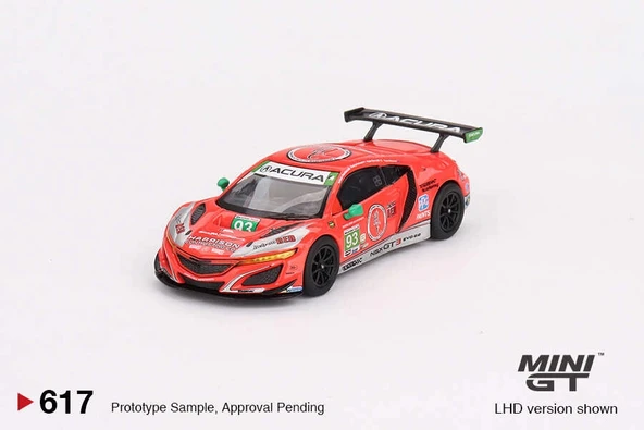 Mini GT MGT00617 1/64 Acura NSX GT3 EVO22 #93 WTR Racers Edge Motorsports IMSA 2023 Daytona 24Hr. ürün görseli 1