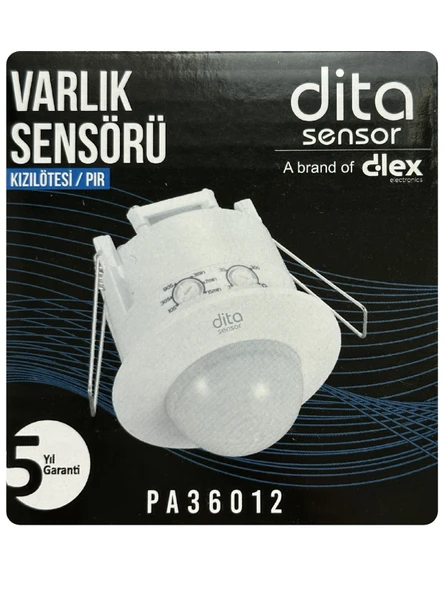 Dita PA36012 Kızılötesi / PIR Sıva Altı 360° Varlık Sensörü ürün görseli 1
