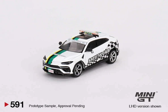 Mini GT MGT00591 1/64 Lamborghini Urus 2022 Macau GP Official Safety Car ürün görseli 1