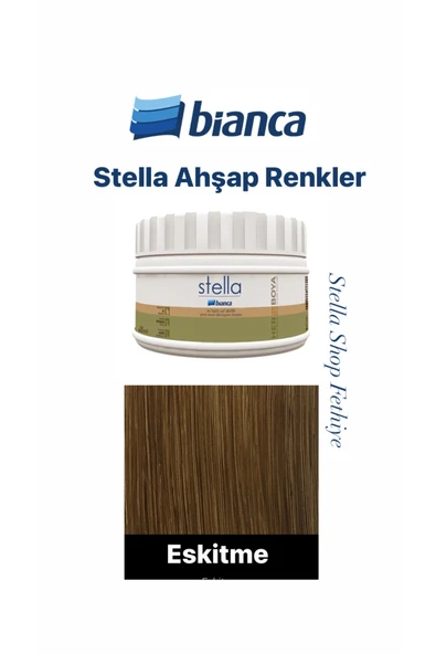 Bianca Stella Ahşap Renkler - ESKİTME eskitme ürün görseli 1